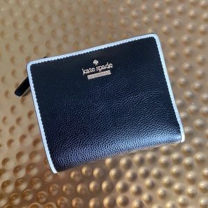 Kate Spade black leather wallet